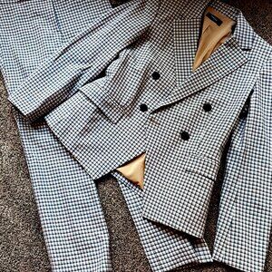 THEORY VISCOSE TWO-PIECE SUIT SIZE 0